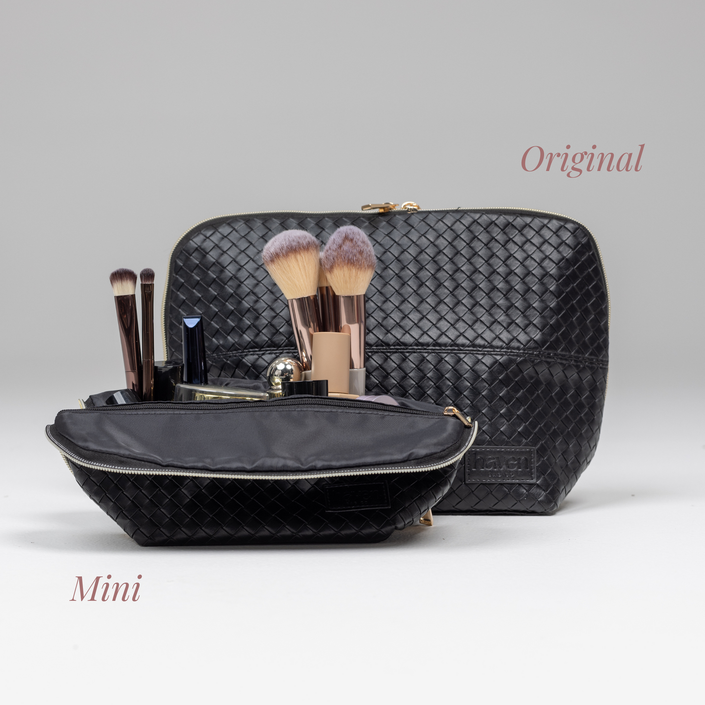 The Mini Beauty Bag in Midnight