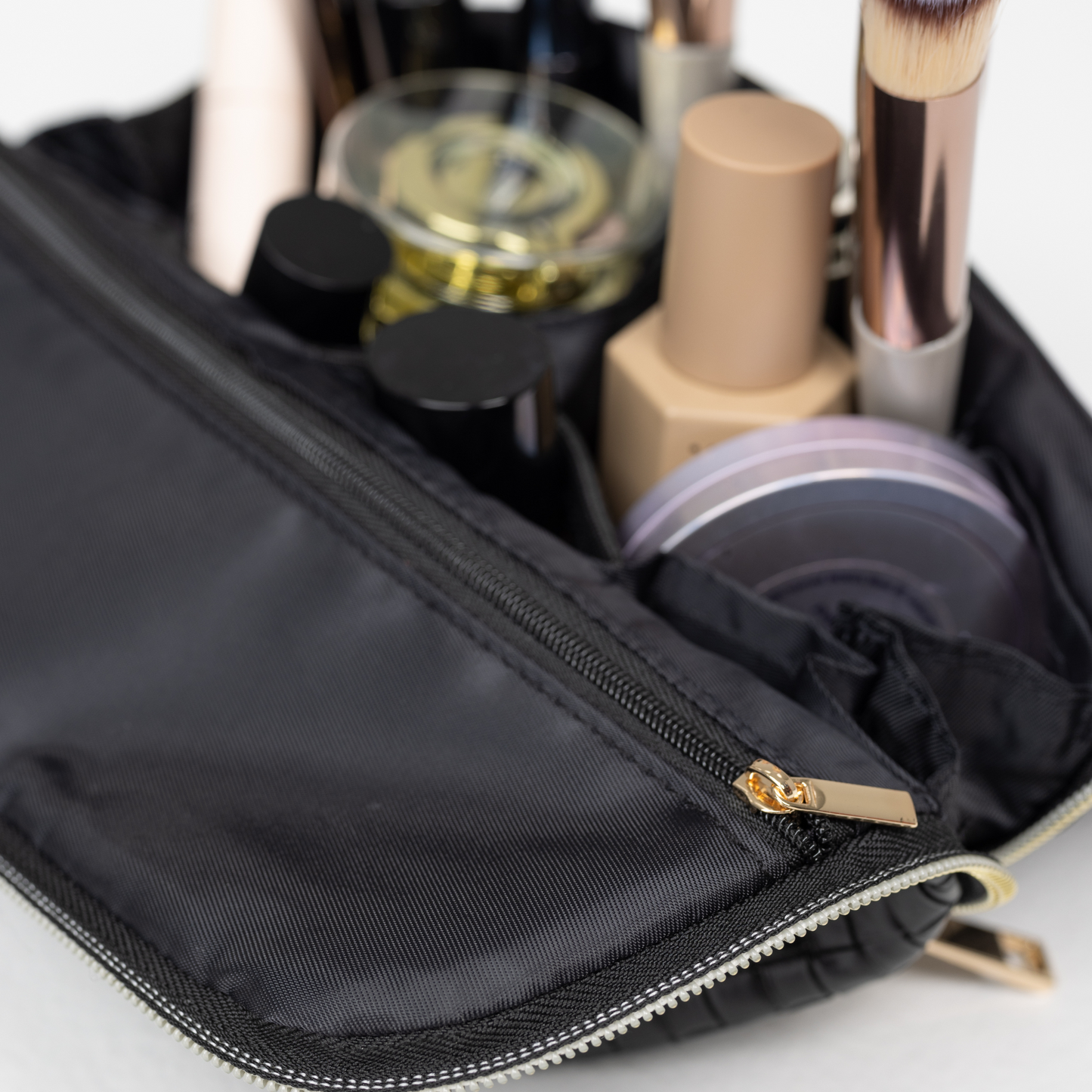 The Mini Beauty Bag in Midnight