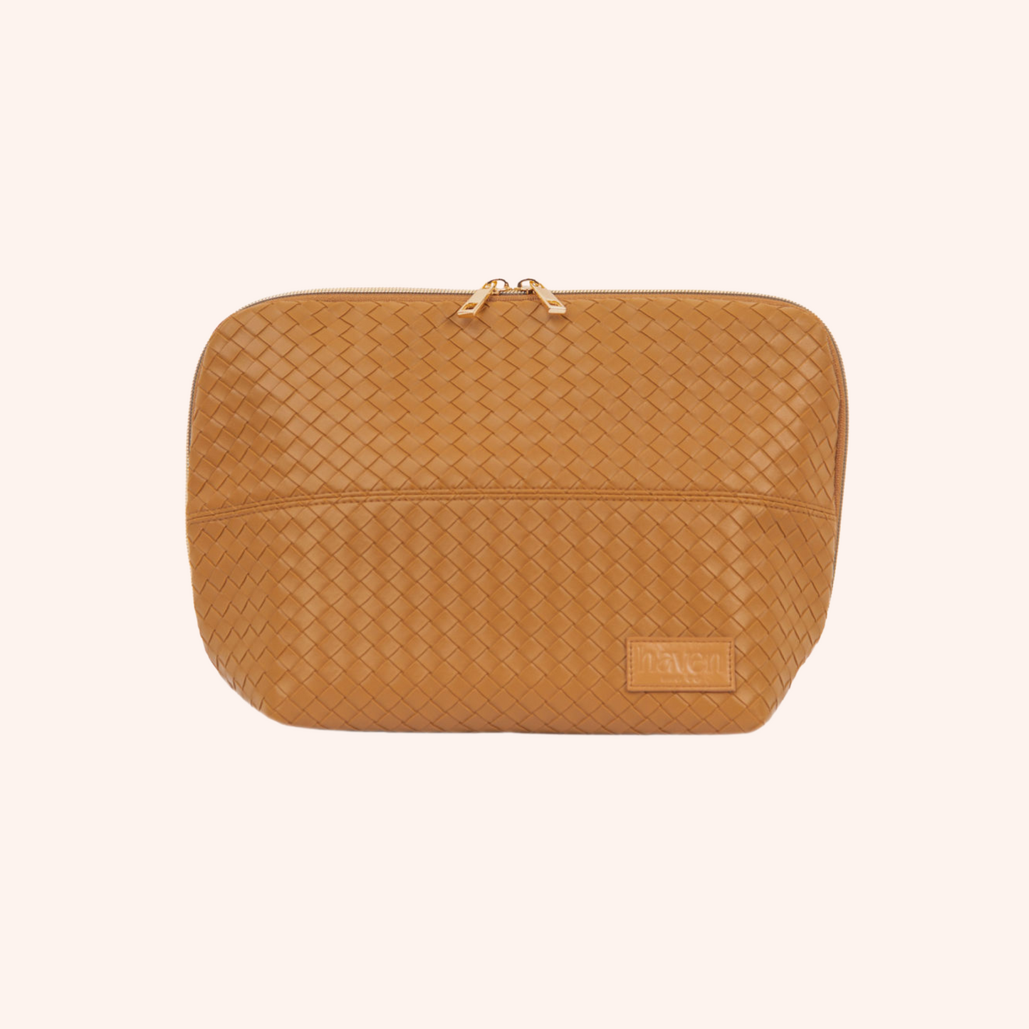 The Mini Beauty Bag in Caramel