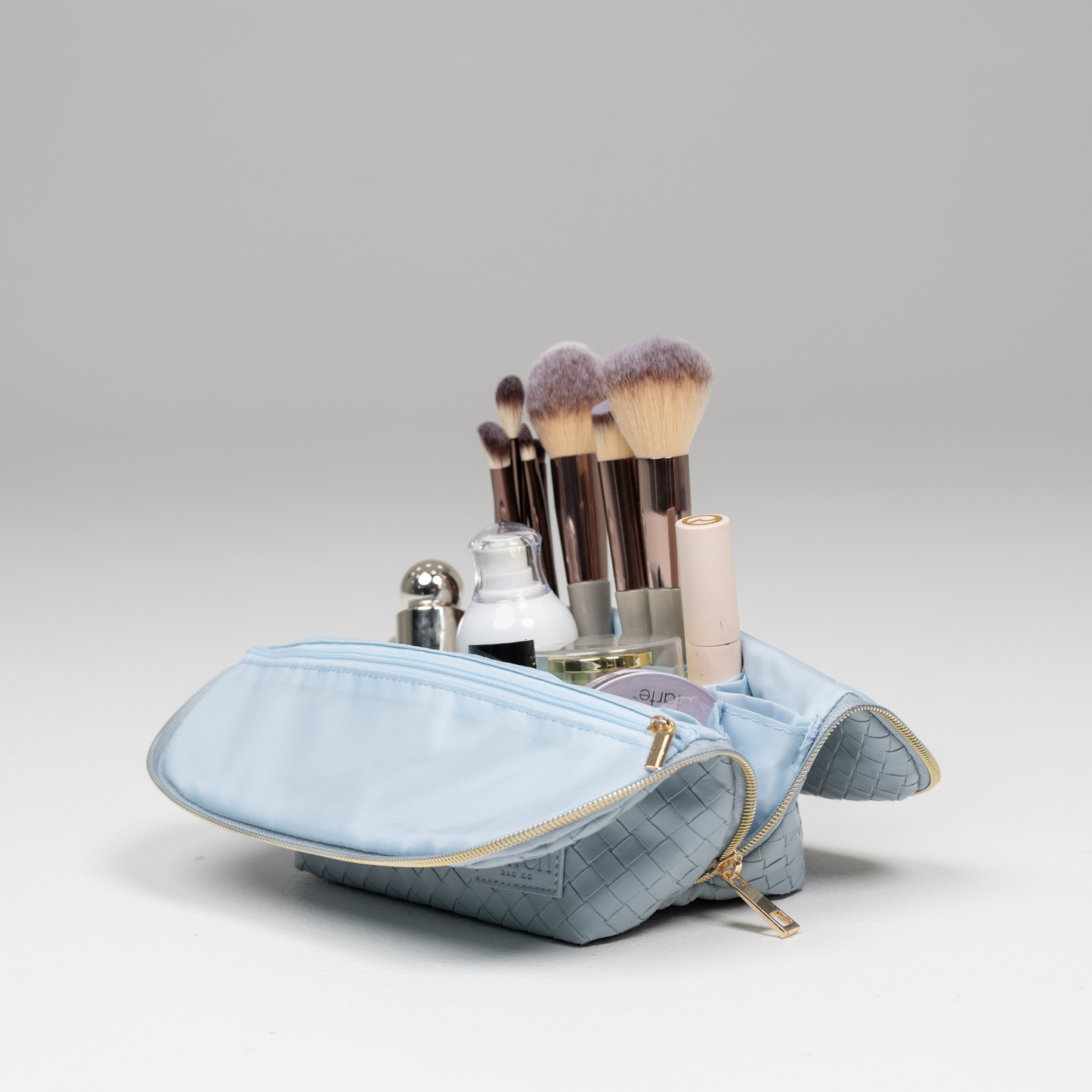The Mini Beauty Bag in Sky Blue