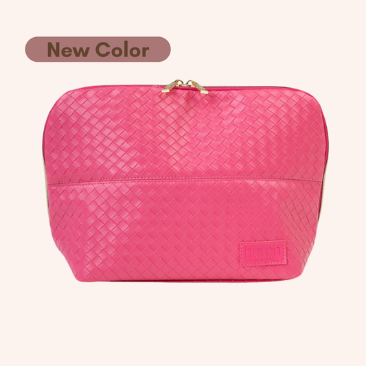 The Beauty Bag in Bright Pink