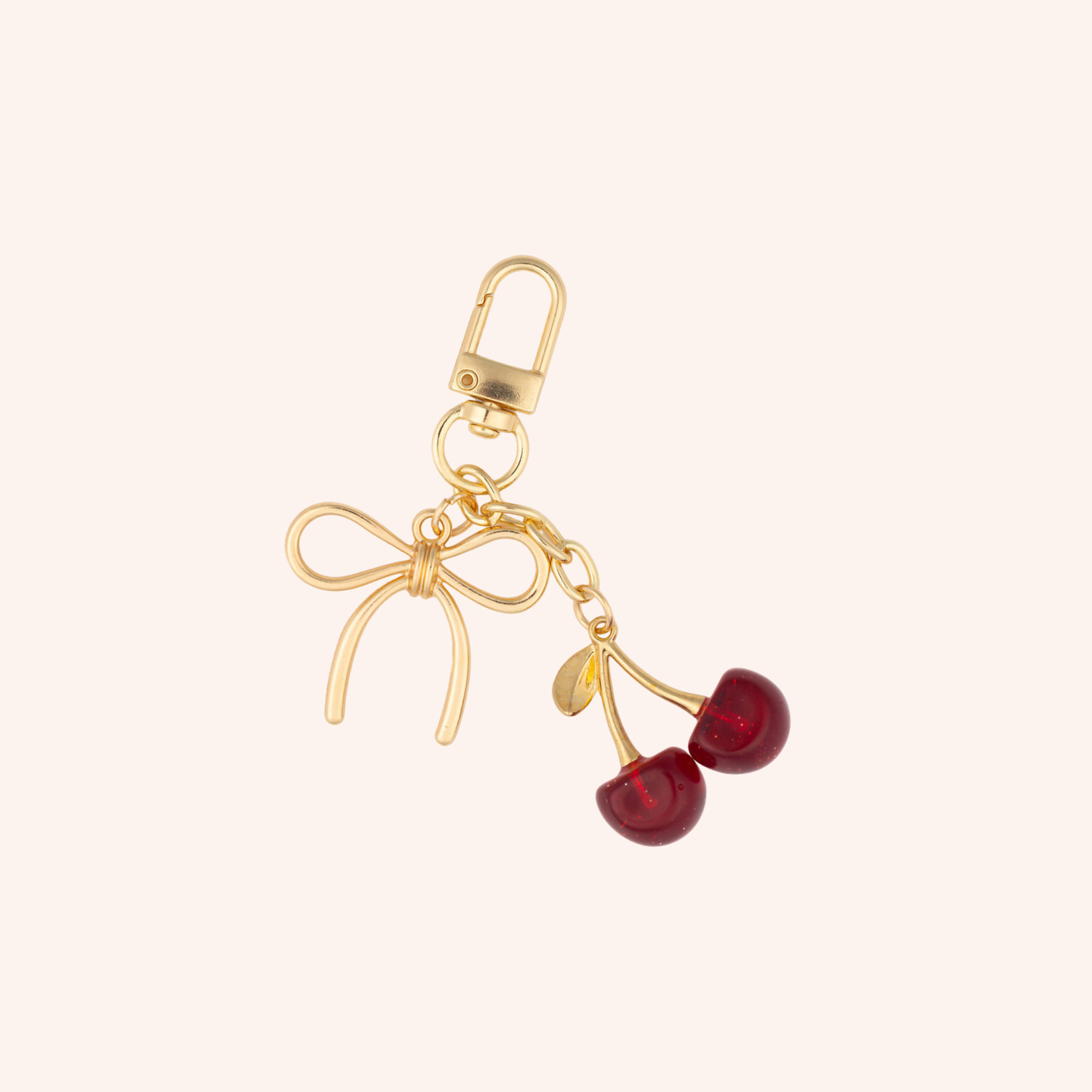 Red Cherry Bag Charm