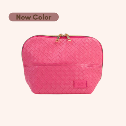 The Mini Beauty Bag in Bright Pink