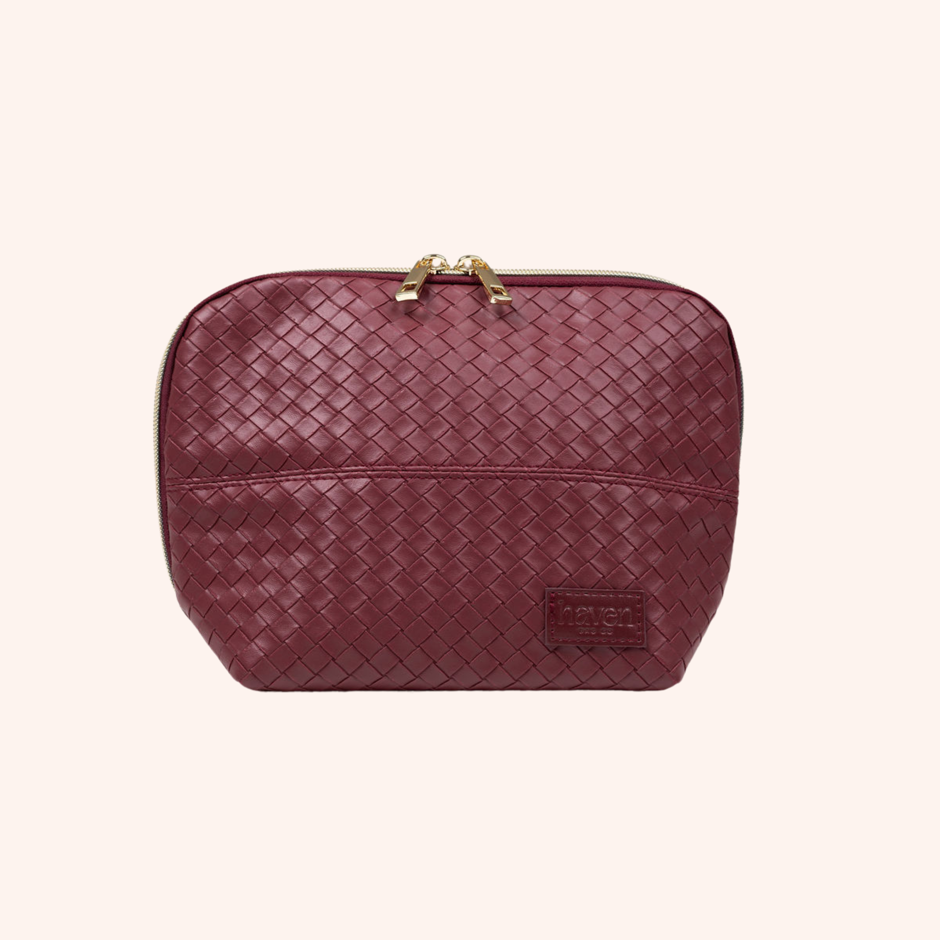 Travel Mini Beauty Bag in Plum