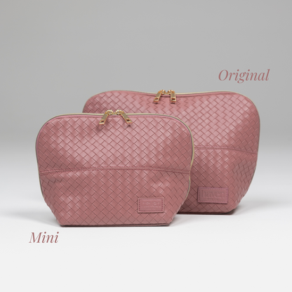 The Mini Beauty Bag in Berry