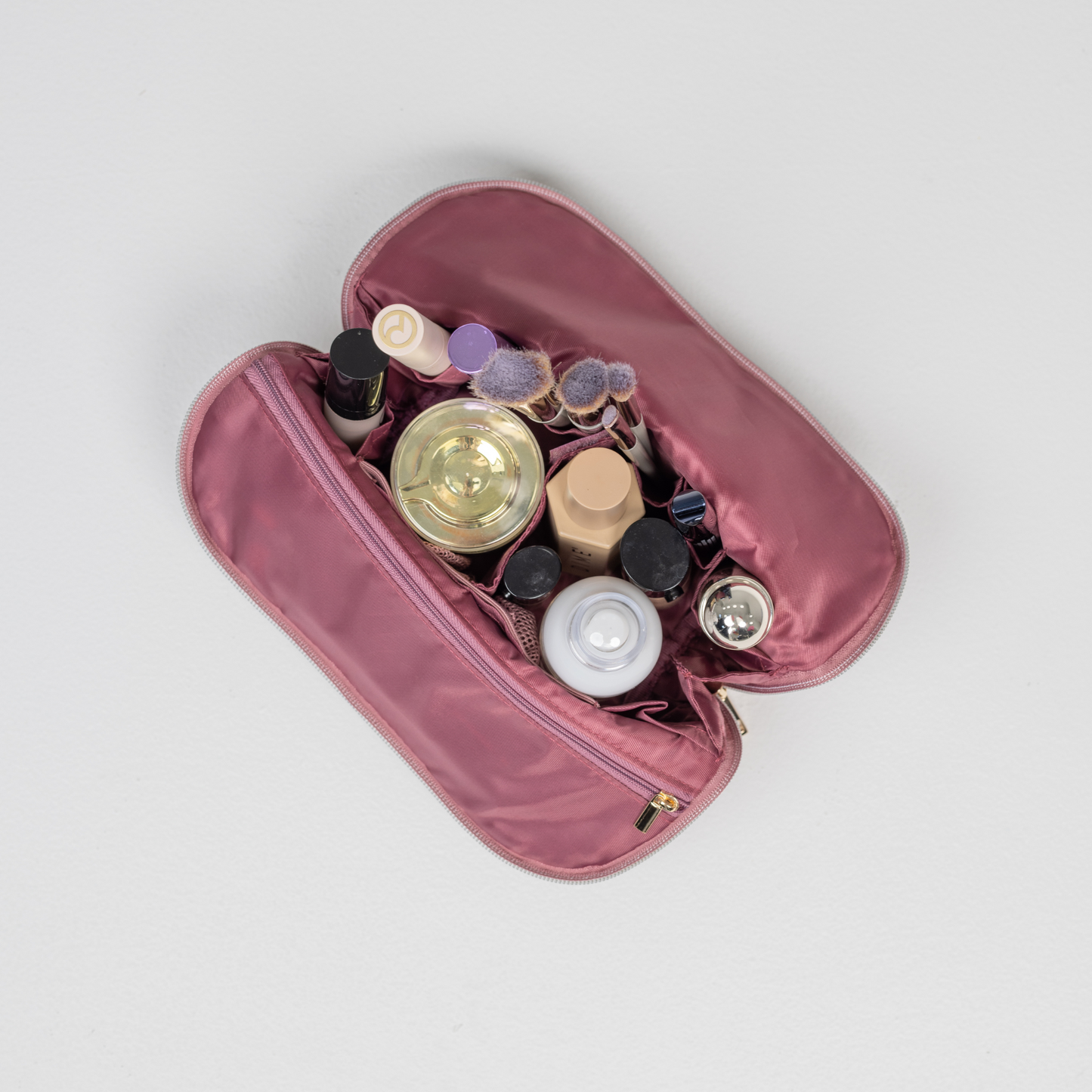 The Mini Beauty Bag in Berry