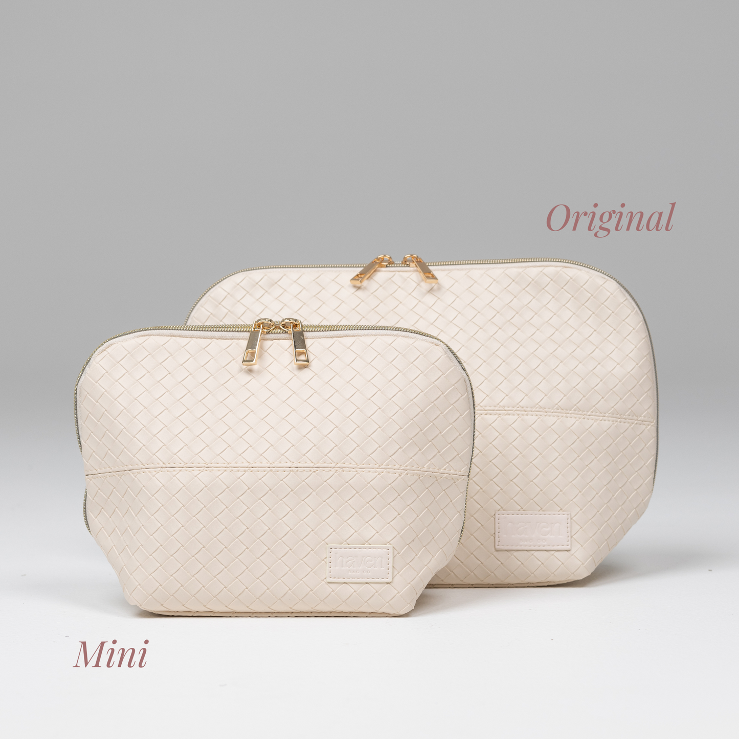 The Mini Beauty Bag in Ivory