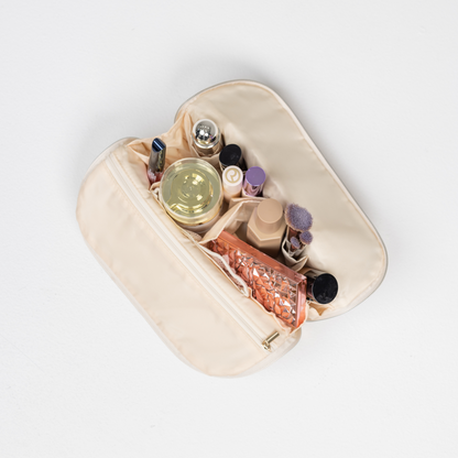 The Mini Beauty Bag in Ivory