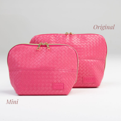 The Mini Beauty Bag in Bright Pink