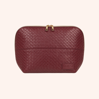 The Mini Beauty Bag in Plum