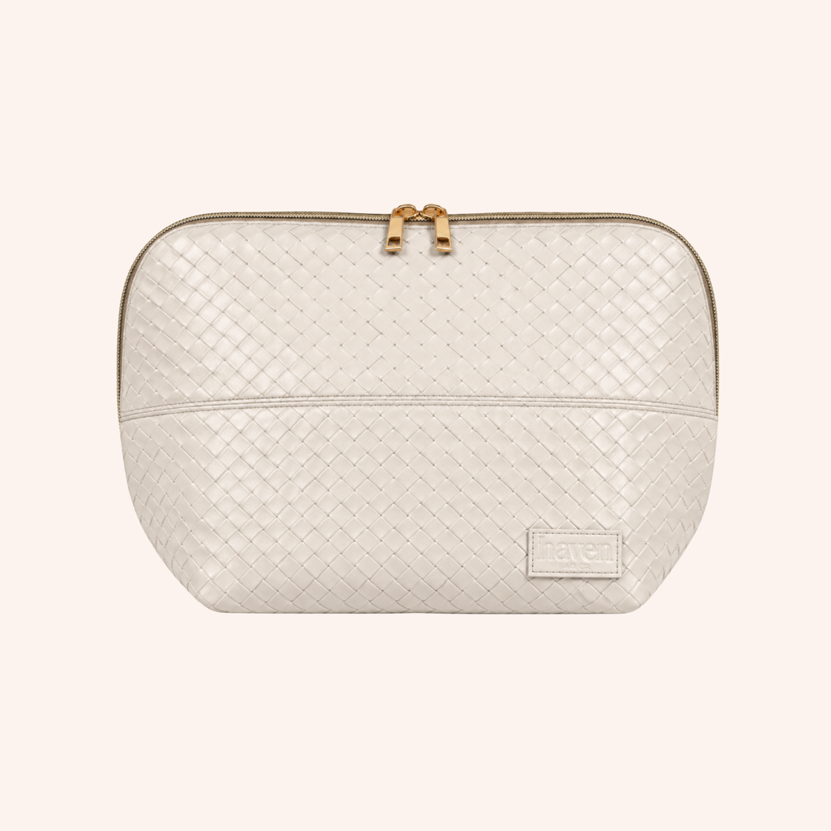 The Mini Beauty Bag in Ivory