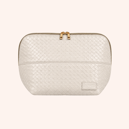 The Mini Beauty Bag in Ivory