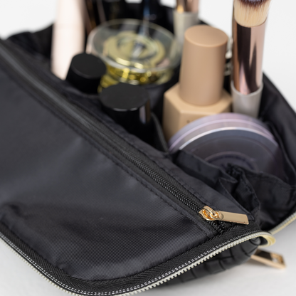 The Mini Beauty Bag in Midnight