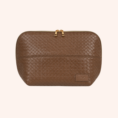The Mini Beauty Bag in Mocha