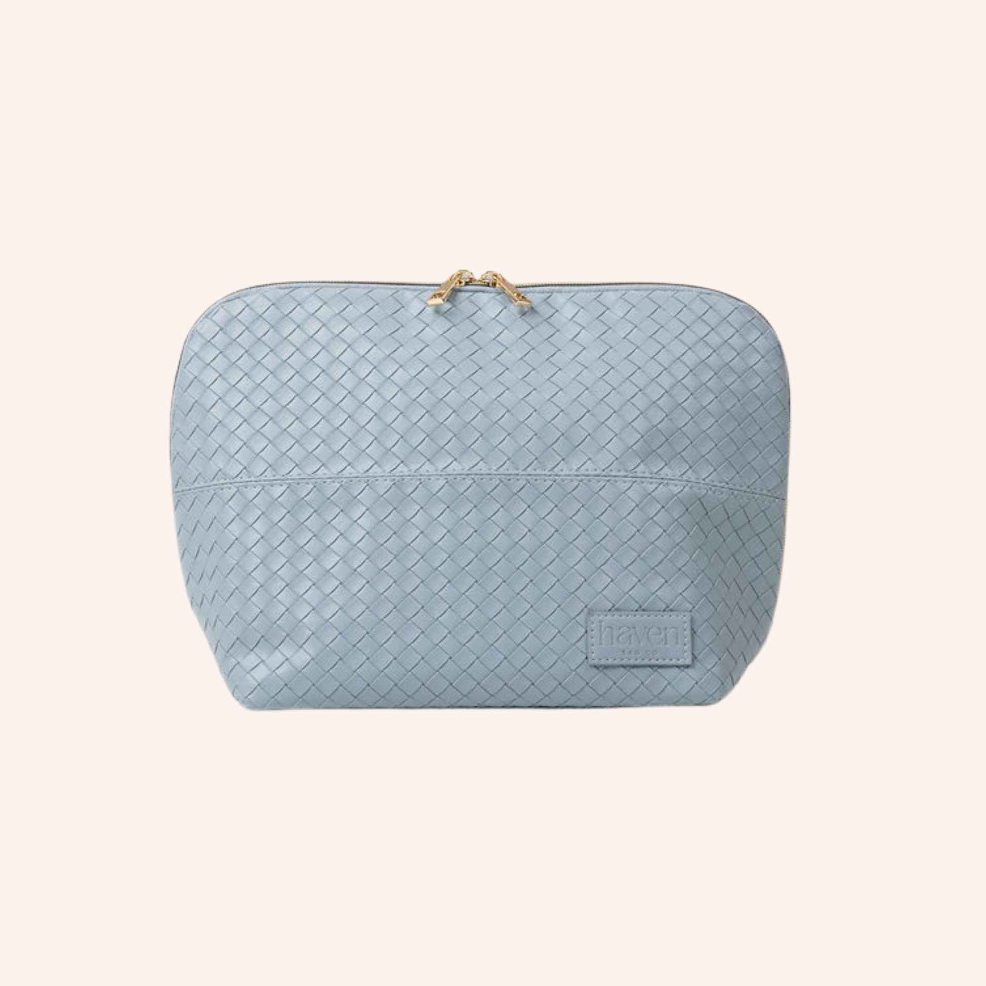 The Mini Beauty Bag in Sky Blue – Haven Bag Co