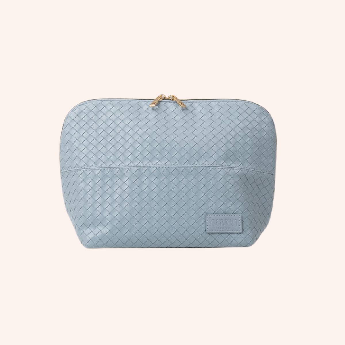 The Mini Beauty Bag in Sky Blue – Haven Bag Co