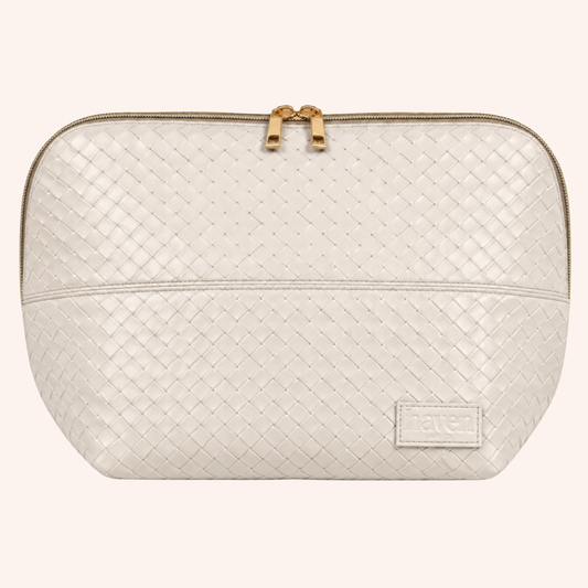The Beauty Bag in Ivory