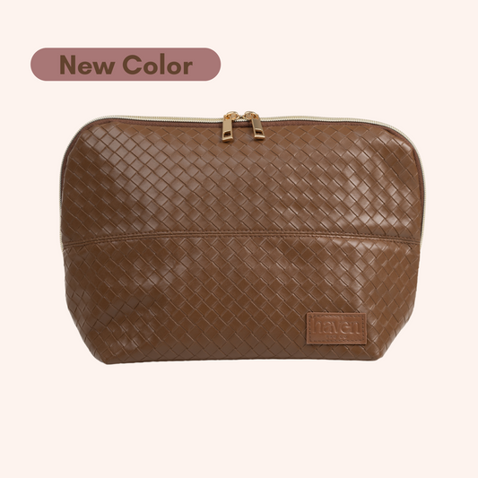 The Beauty Bag in Mocha