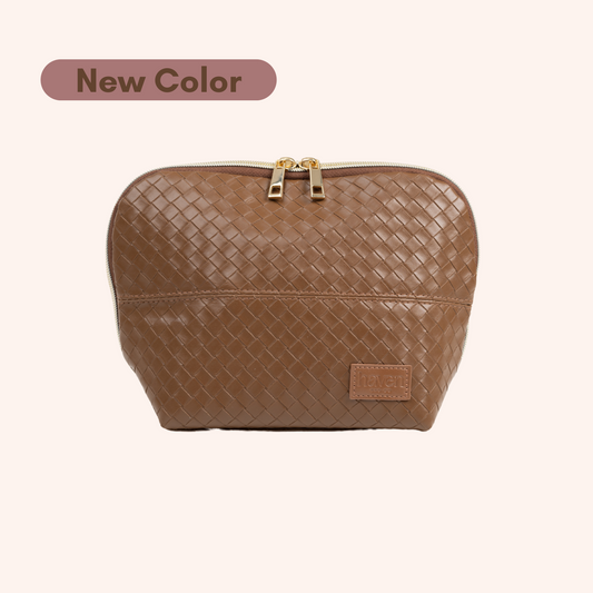 The Mini Beauty Bag in Mocha