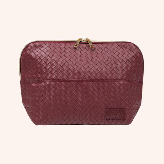 The Beauty Bag in Plum