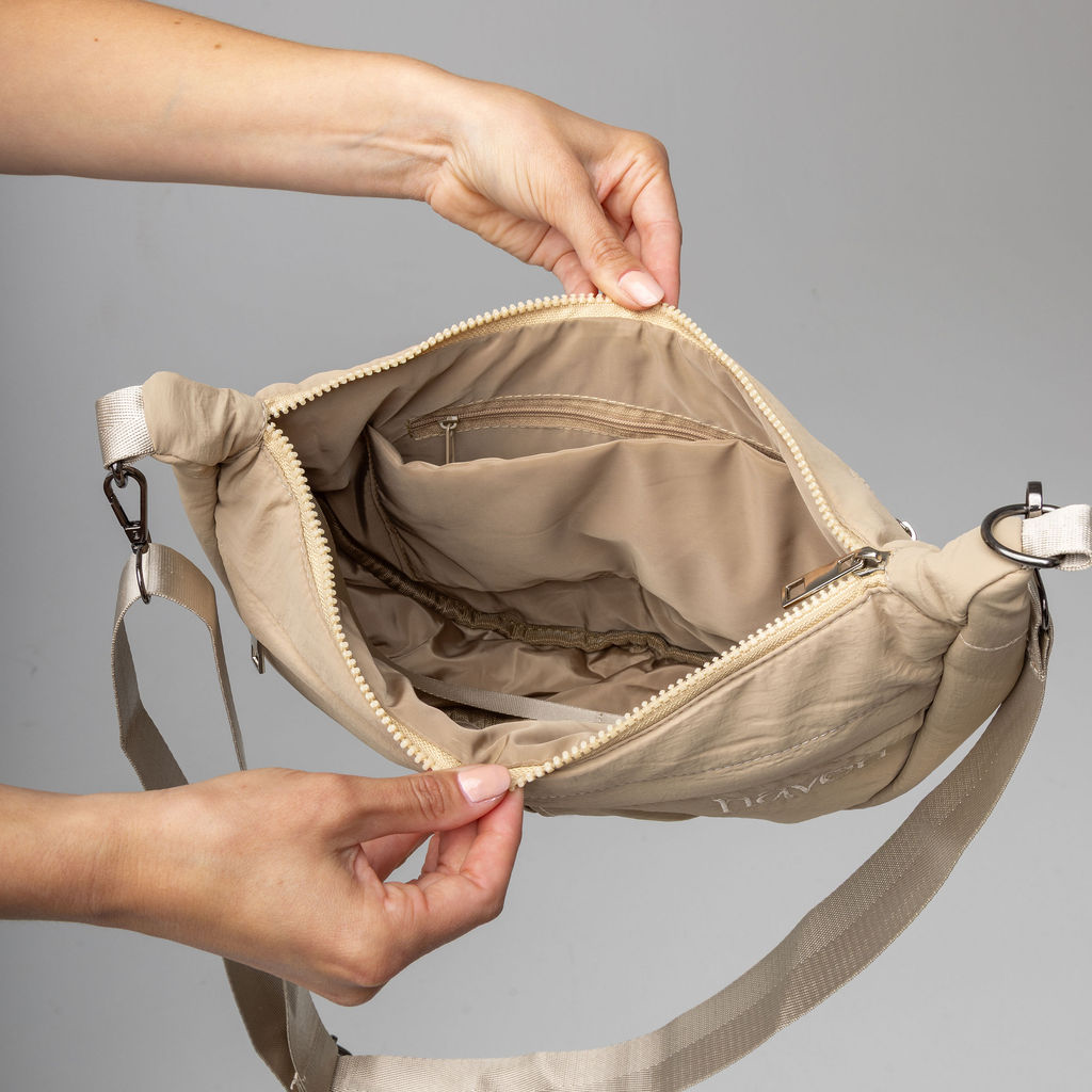 The Cross Body Bag in Sand