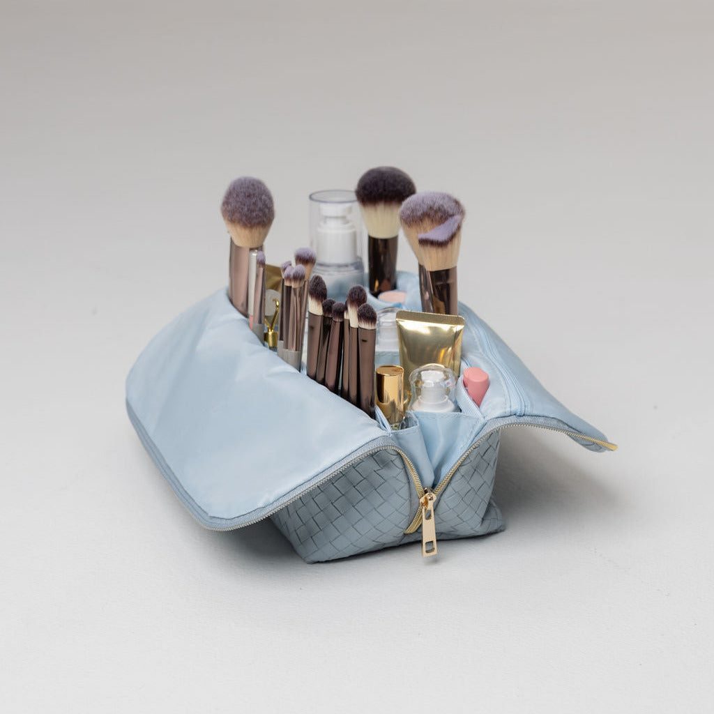 The Beauty Bag in Sky Blue