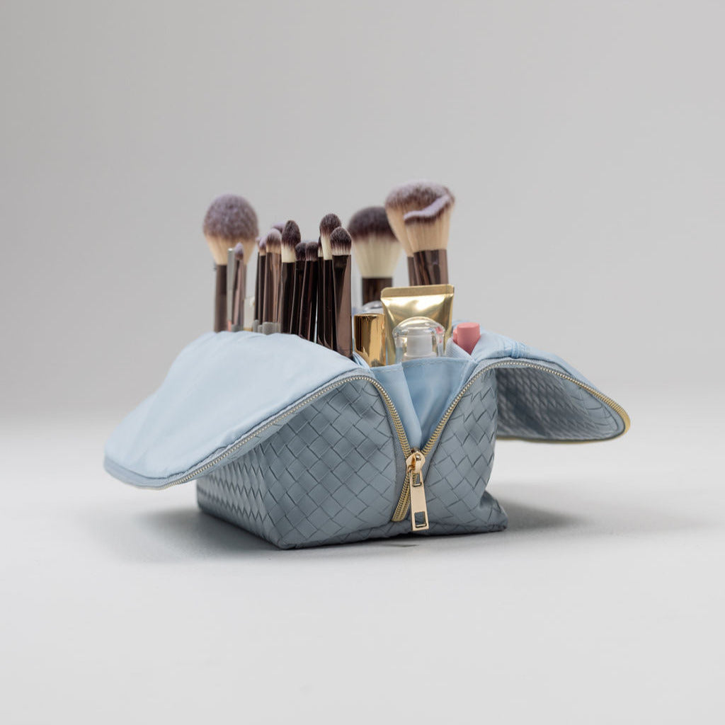 The Beauty Bag in Sky Blue