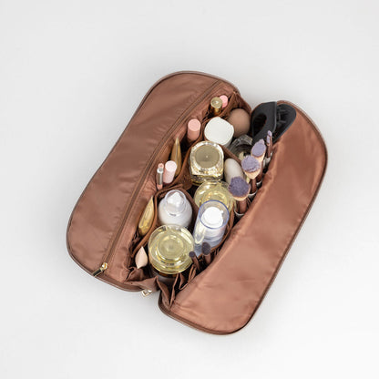 The Beauty Bag in Mocha