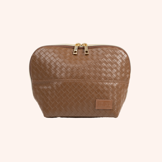 The Mini Beauty Bag in Mocha