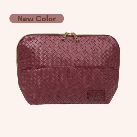 The Beauty Bag in Plum